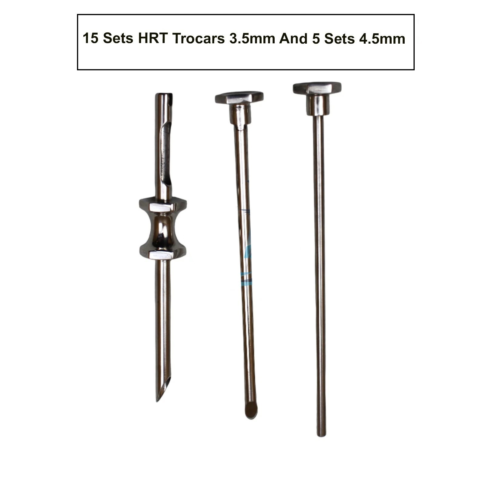 15 Sets HRT Trocars 3.5mm And 5 Sets 4.5mm High Quality Stainless Steel CE