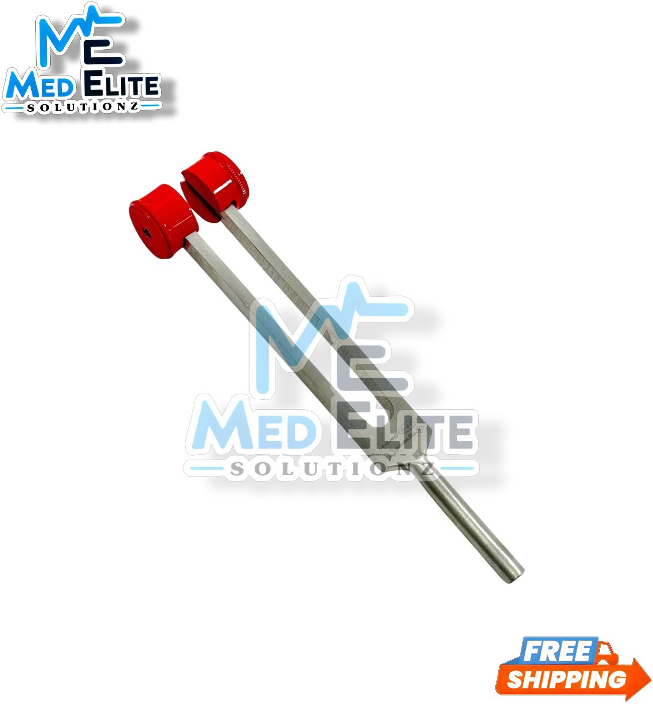 PREMIUM RED Tuning Fork With Weights – C 128 – SURGICAL MEDICAL INSTRUMENTS