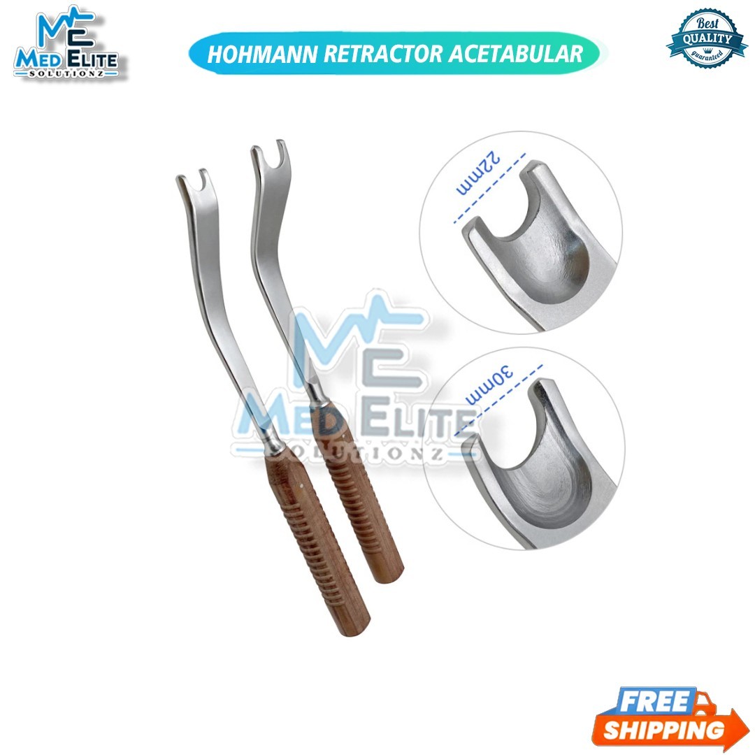 Hohmann Retractor Acetabular orthopedic surgical instrument Femur bone prying