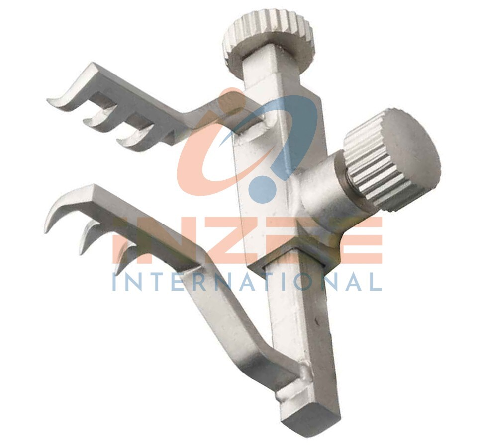 OR Grade Goldstein Retractor 3 x 3 Sharp Prongs Surgical Instruments By Inzee