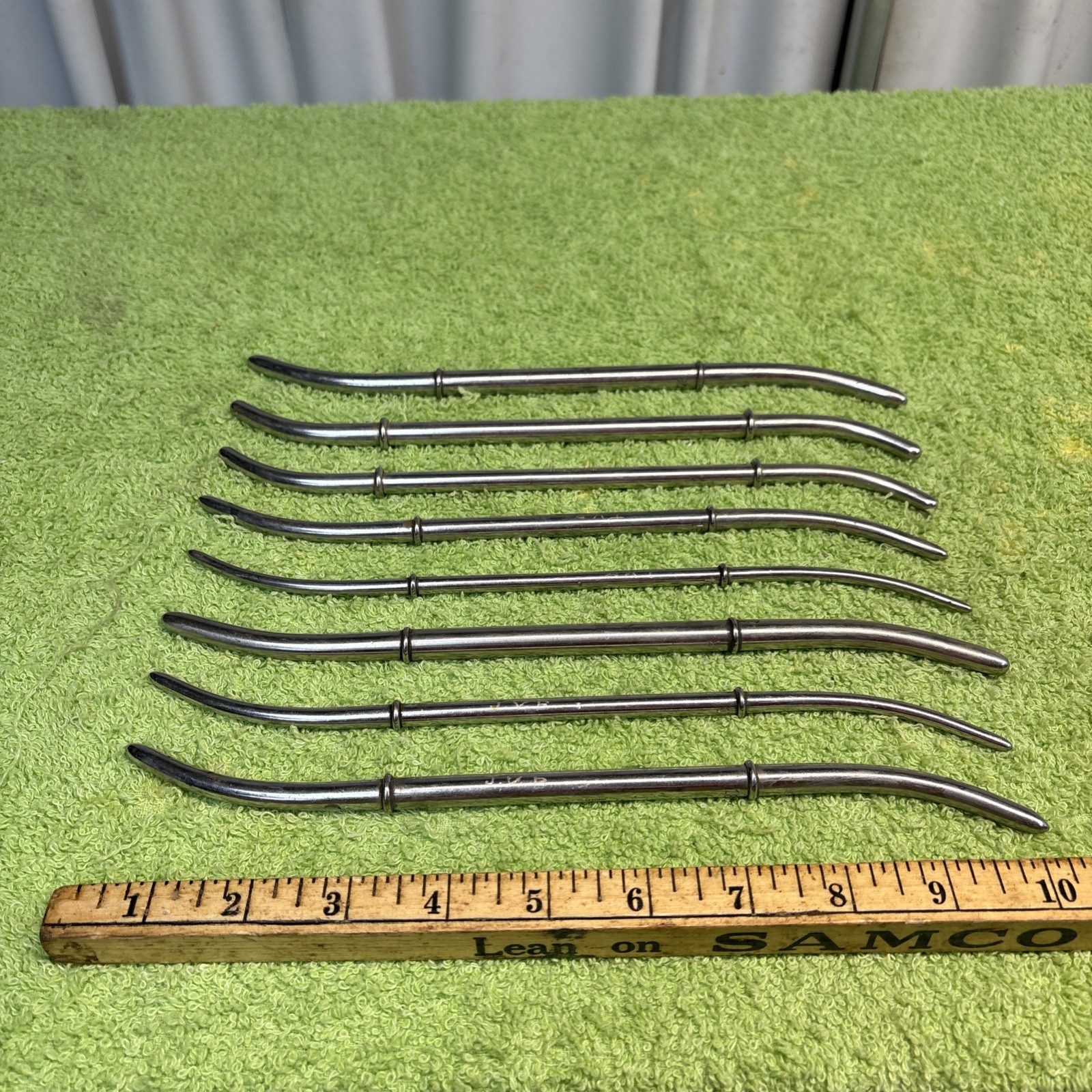 Lot Of 8 Sklar Hank Uterine Dilators Double Ended Urology Instruments