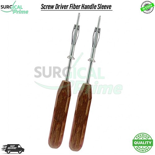 Screw Driver Fiber Handle Sleeve Bit 2.5mm 3.5mm Surgical Orthopedics 2 PCS A+