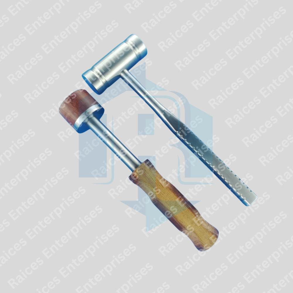 Head Impactor Fiber Handle and Type Mallet 500 Grm Orthopedics Instruments