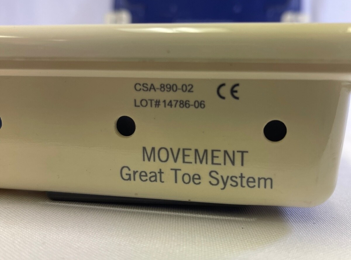 Ascension Orthopedics CSA-890-02 MOVEMENT Great Toe System w/ Sterilization Case