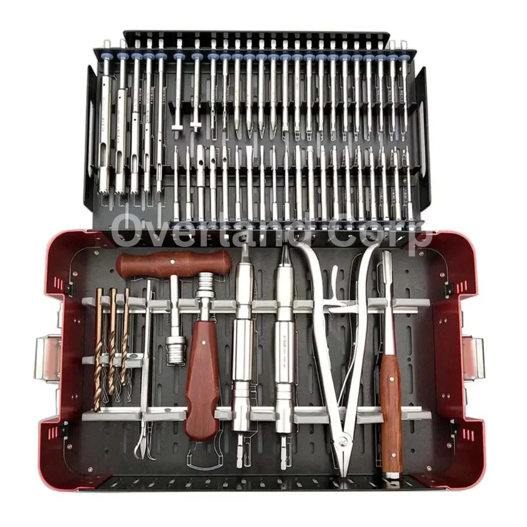 Broken Screw Extractor Set 53 PCS Surgical Screw Removal Orthopedic Instruments