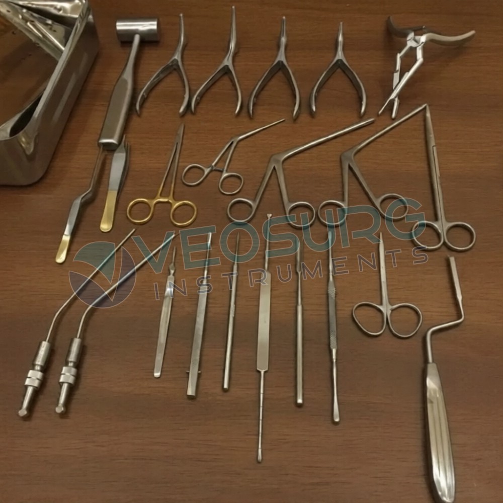 Septoplasty Instruments Set of 24 Pcs Nasal Surgery Reusable German Steel ENT