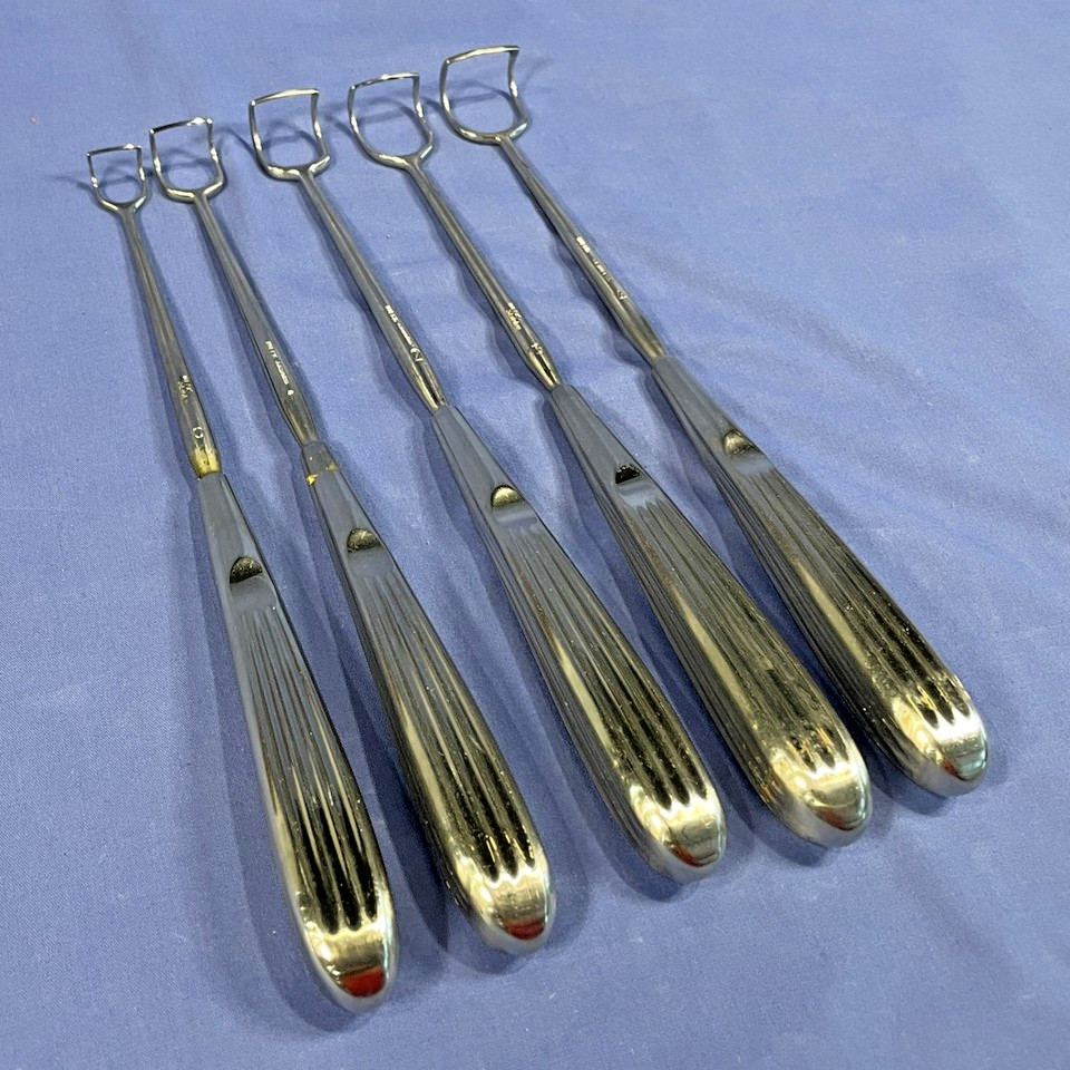 LOT OF 5 Weck OCH-OR-81 Stainless Steel Surgical Instruments Sizes 0, 1,2,3,4