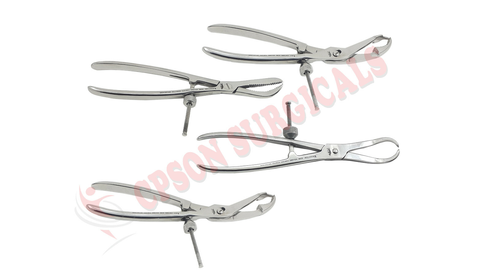 4 Assorted Orthopedic Surgical Instrument Custom Made Large Fragment Set SS