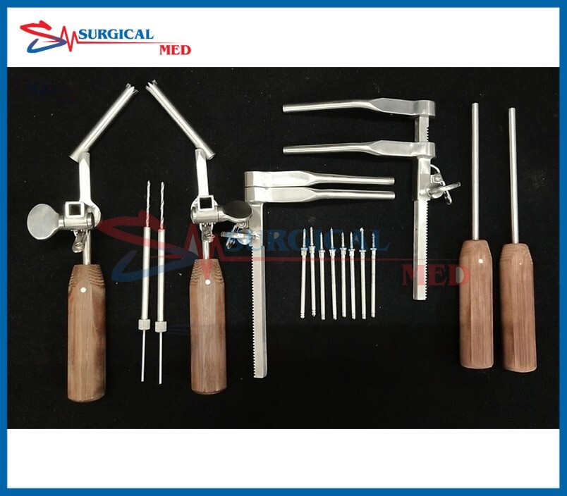Caspar Cervical Distractor Left Set With Screw Drivers Spine Instrument