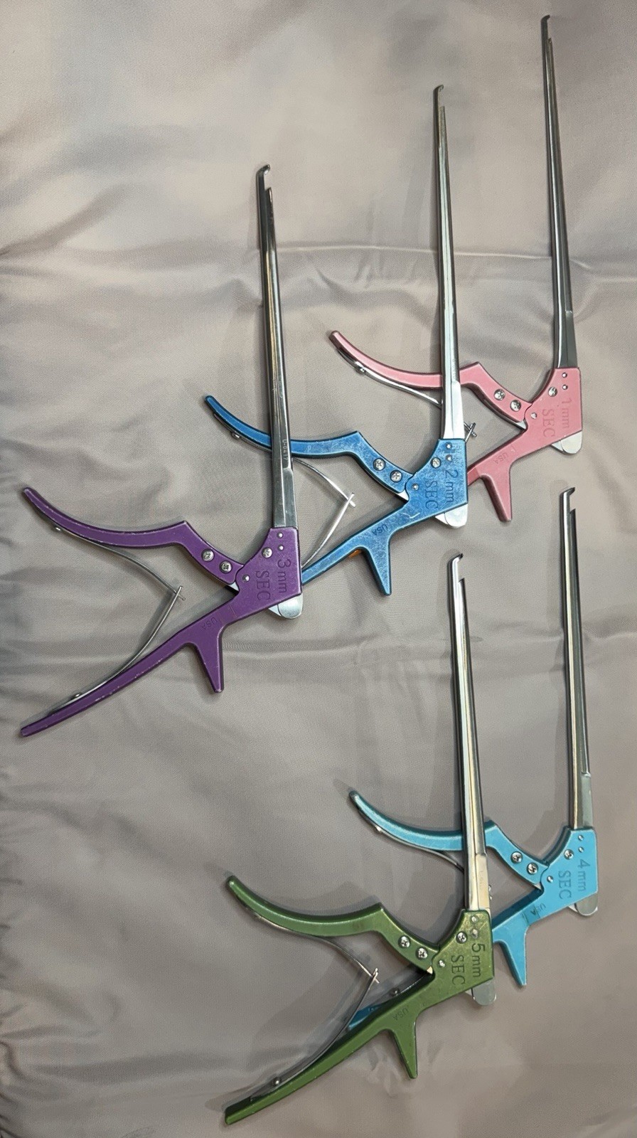 V. Mueller ChromaLine Kerrison Rongeurs Set (1mm-5mm)