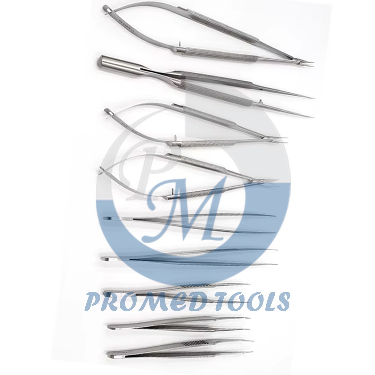 Set of Micro Surgical Surgery Instruments 9 Pcs Set