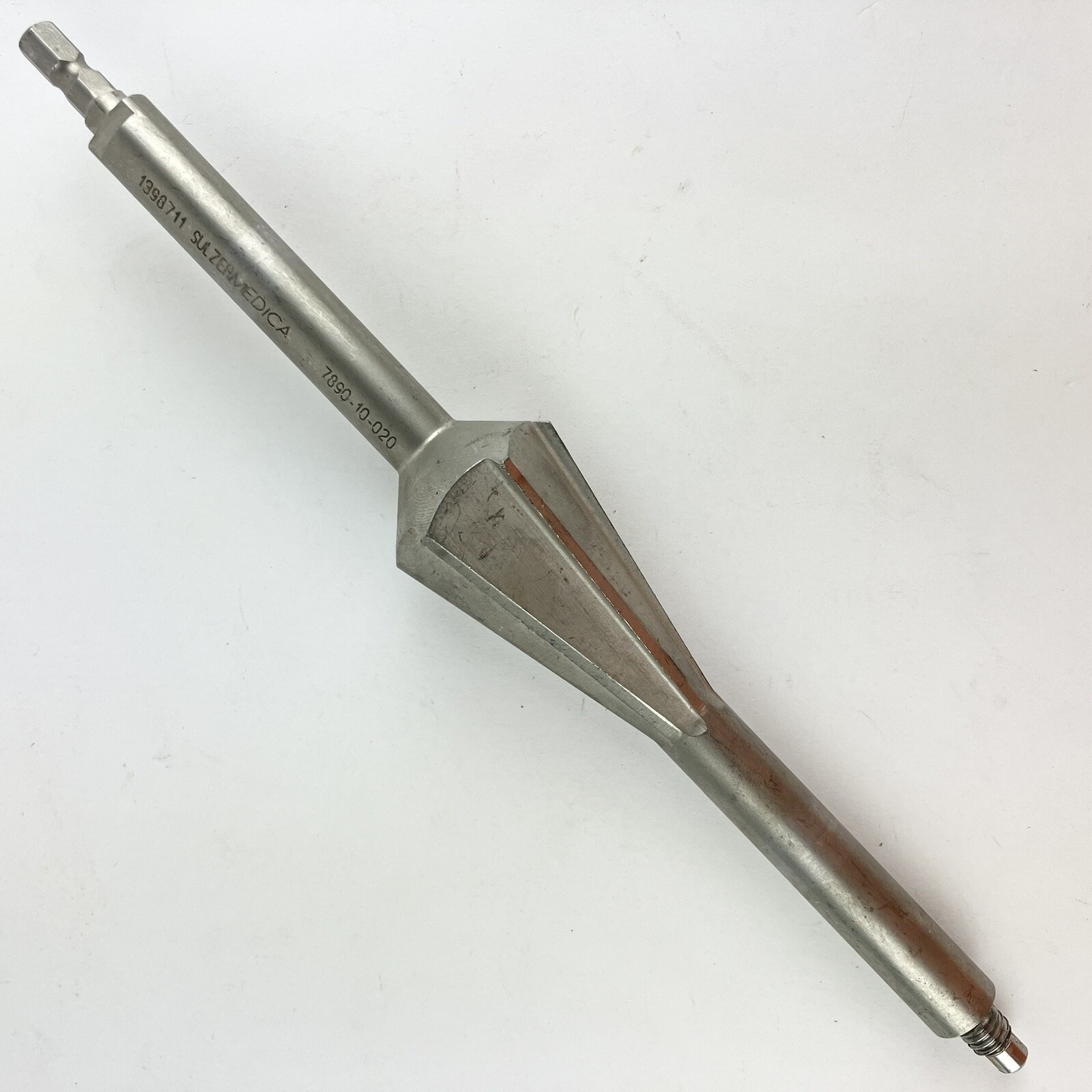Sulzer Reamer Bit Surgical Orthopedic 1398711 Vtg Halloween Decor Bone Drill