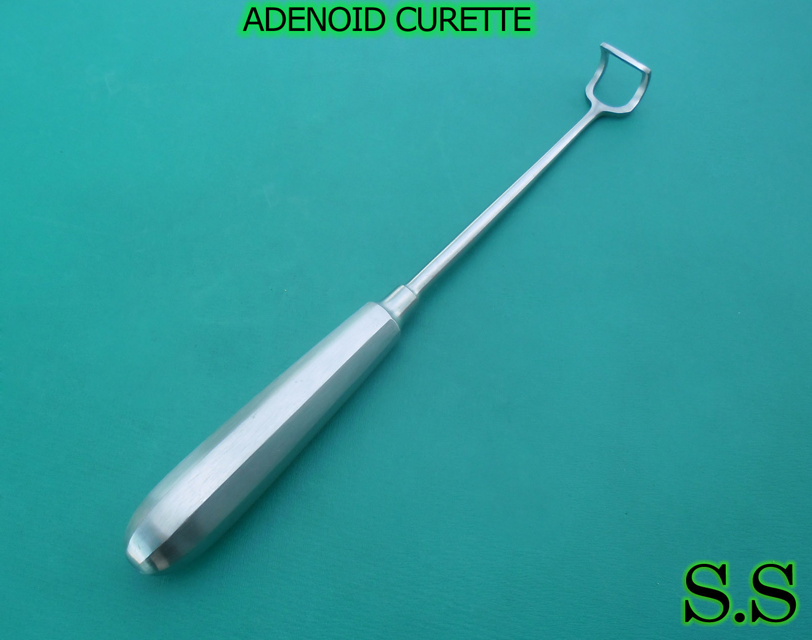 ADENOID CURETTE 8-1/2″ (21.6CM), SIZE 0,11 mm wide blade