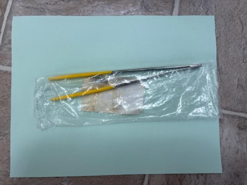 Sealed Thomas Scientific Coated Forceps 8″ Straight Stainless Steel + bonus