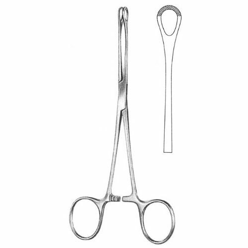 WILLIAMS Tissue Forceps, 6.1/2″, Straight, Serrated Oval Loop Tips