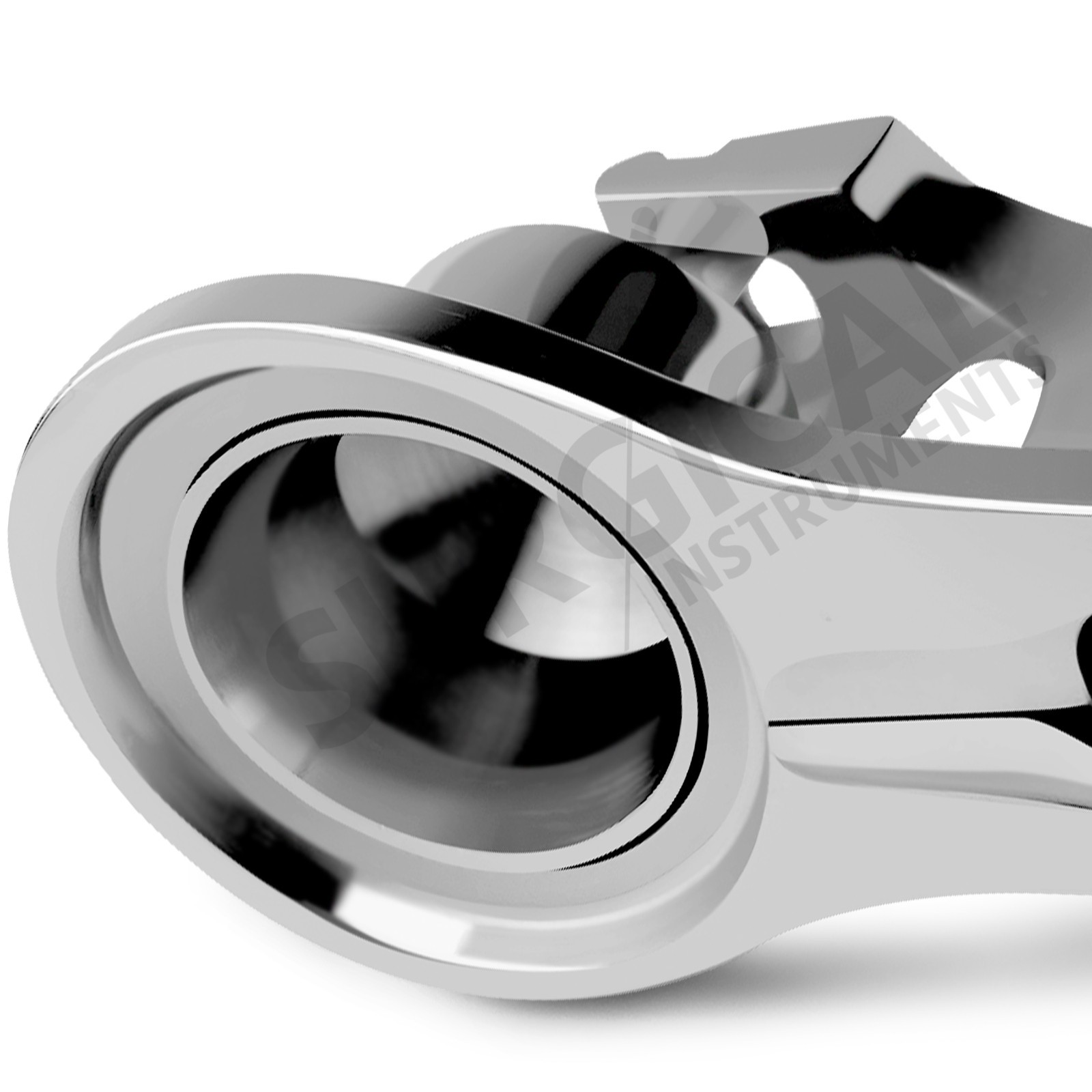Bell-Type Pediatric Surgical Clamp 2.6 cm Stainless Steel German Grade