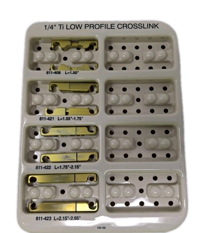 Medtronic 100-166 Sofamor Danek 1/4″ Low Profile Crosslink Module Instrument Set