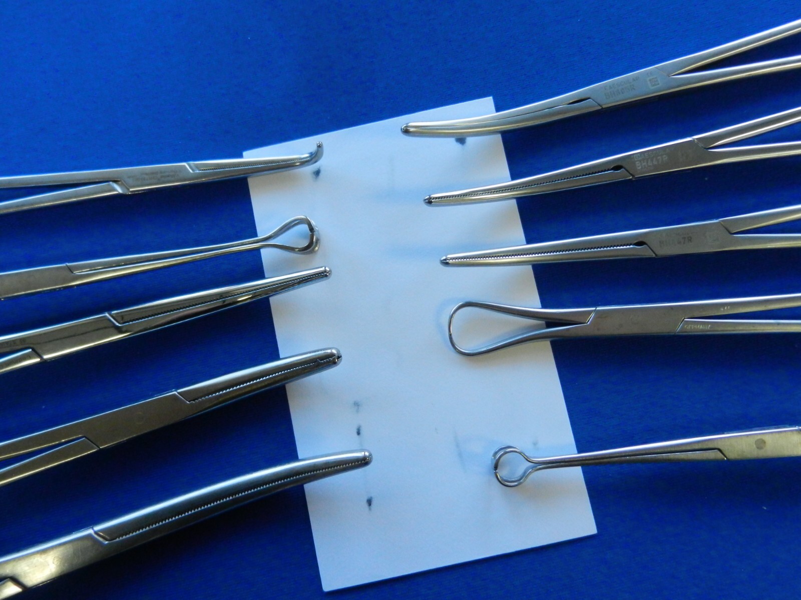 E697 Aesculap V. Mueller Codman Lot of 10 Forceps 19.5-22cm Overall Length