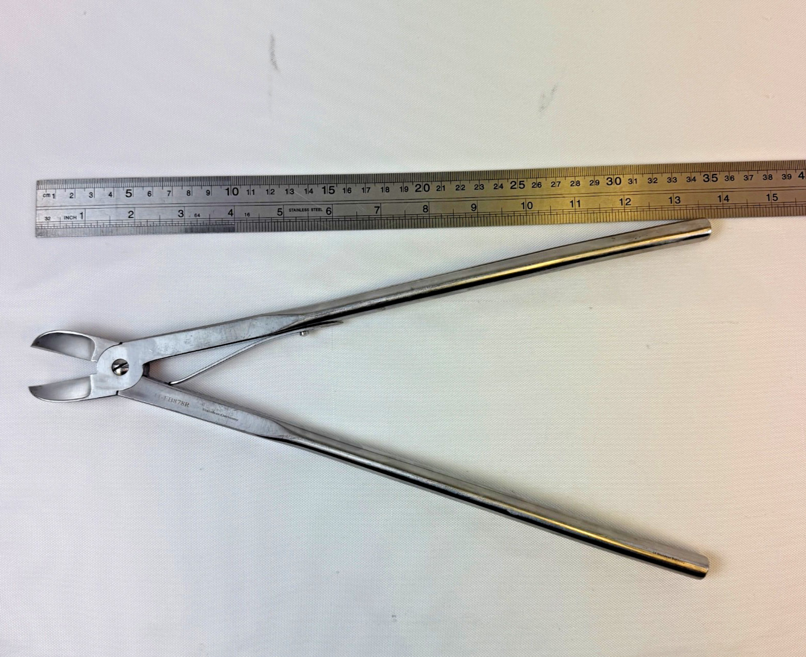 Aesculap FB878R BETHUNE Rib Shears, Curved, 340 mm (13 3/8″)