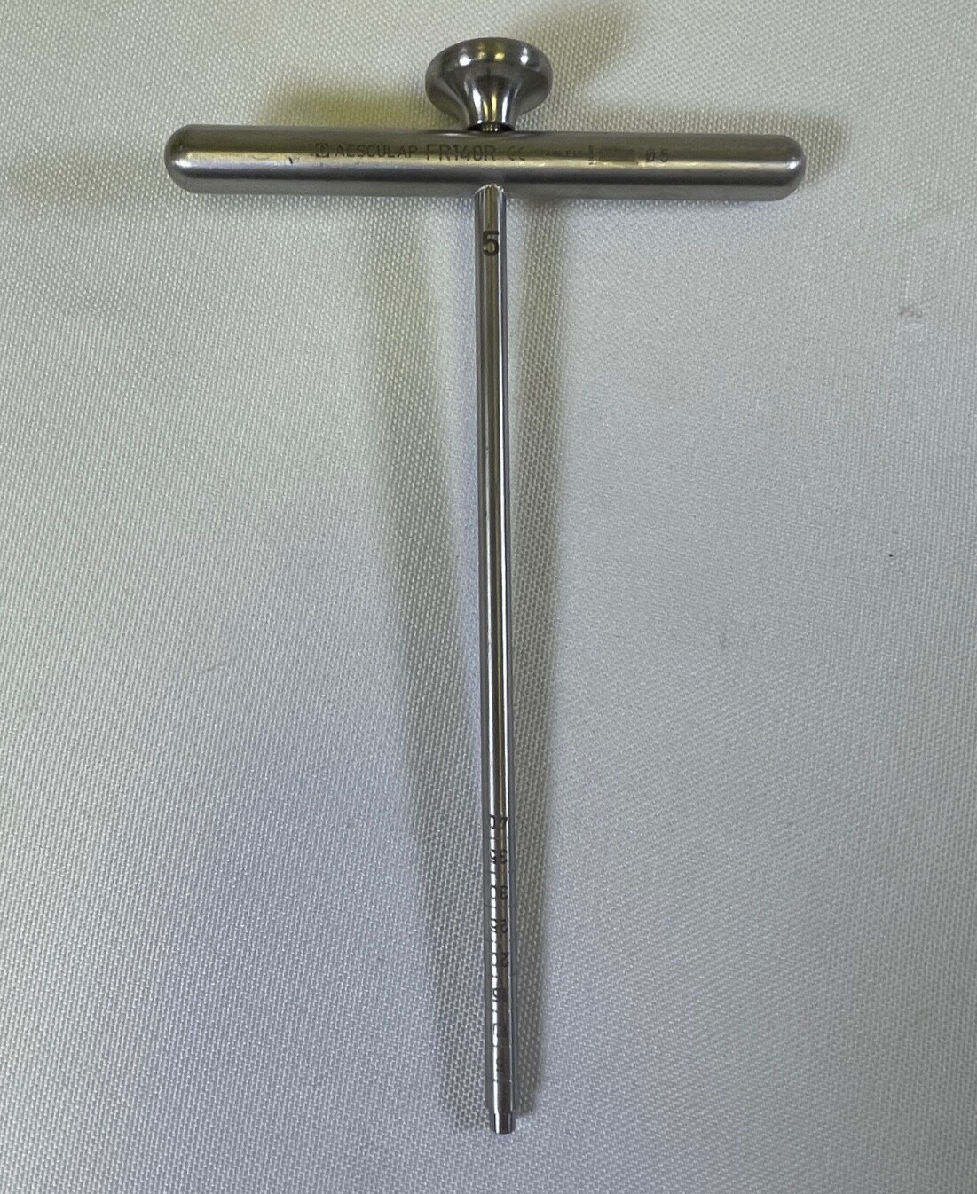 Aesculap FR140R Bone Biopsy Trephine L:170mm Inner 3.9mm Outer 5mm Orthopedics