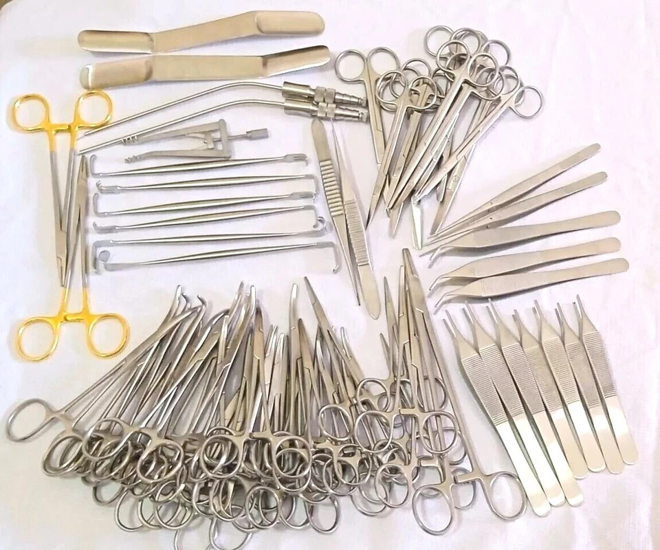 72 Pcs Set Plastic Surgery Surgical instruments Kit