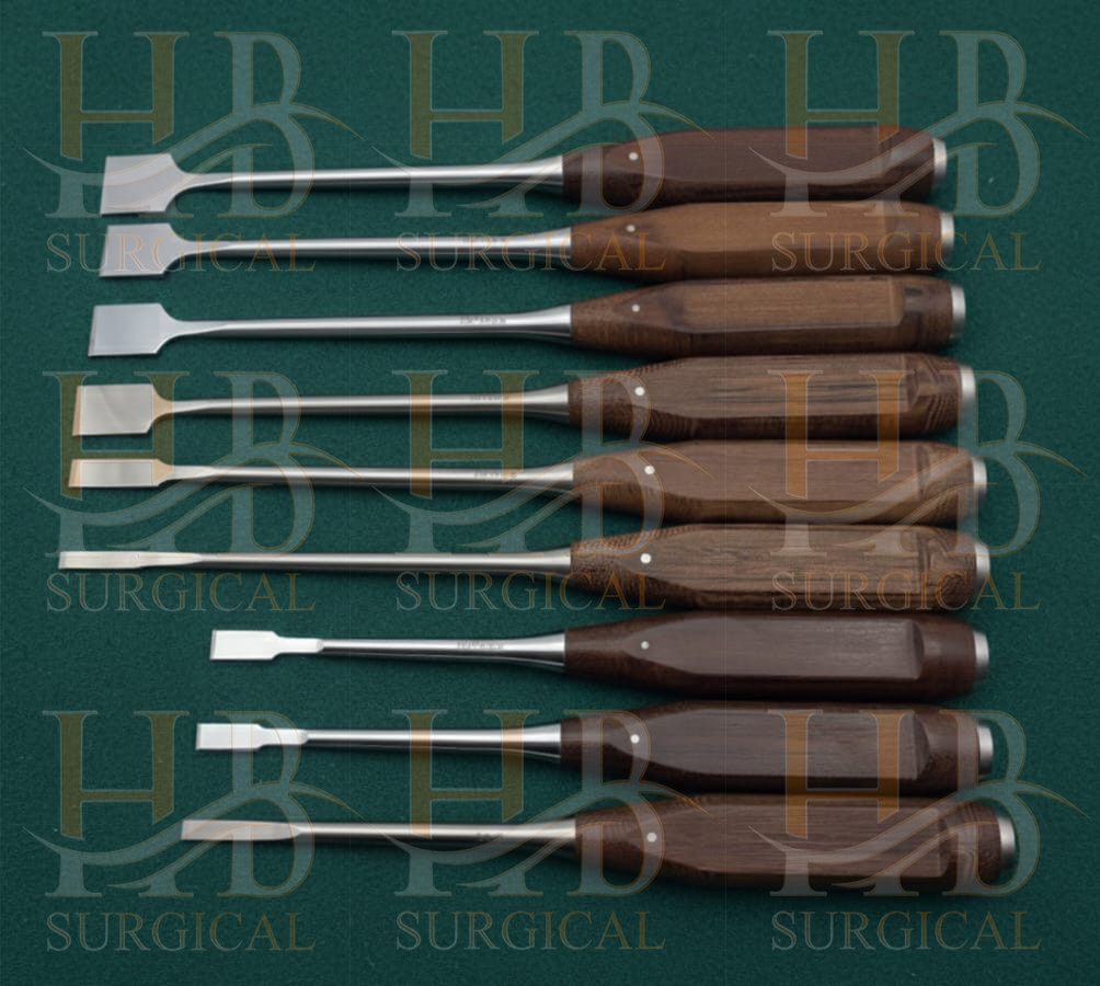 Bone Osteotomies Set Of 9 Pcs Surgical Orthopedic Stainless Steel Instruments