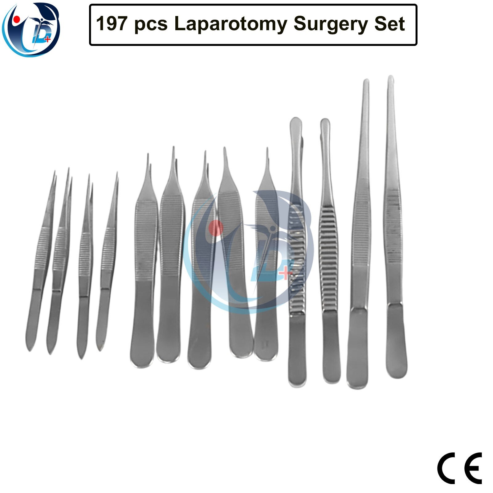197 Pcs Laparotomy Abdominal Surgery Set Medical Surgical Instruments German Gr
