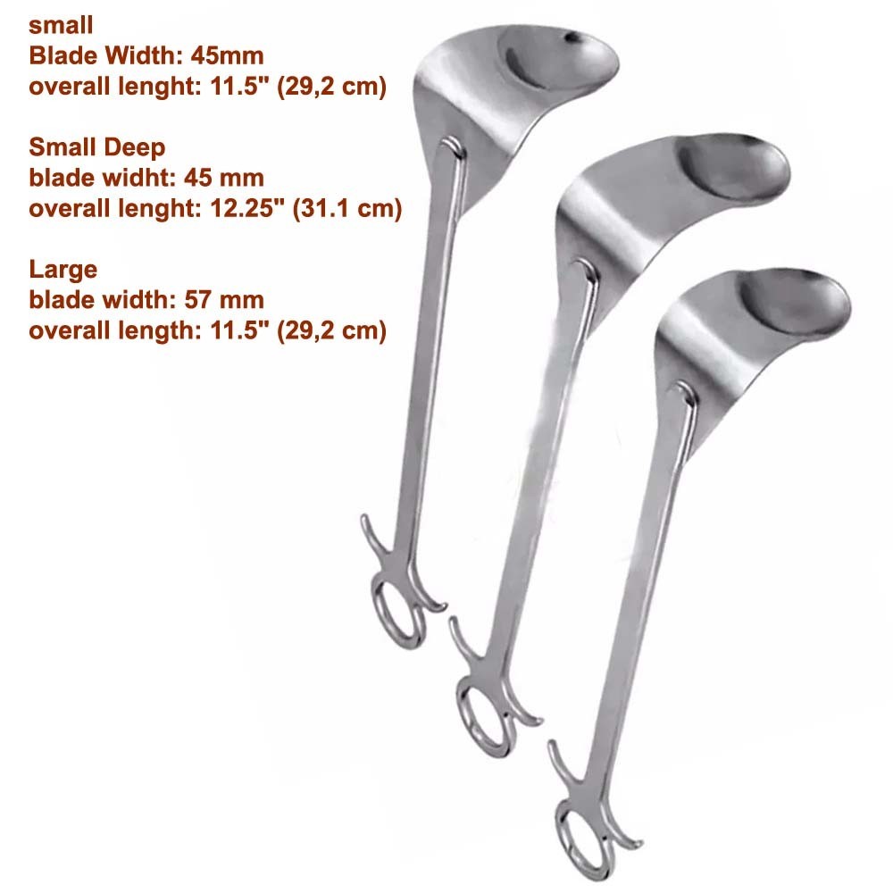 3 Pcs Set Browne Deltoid Retractor Orthopedic Surgical Instruments