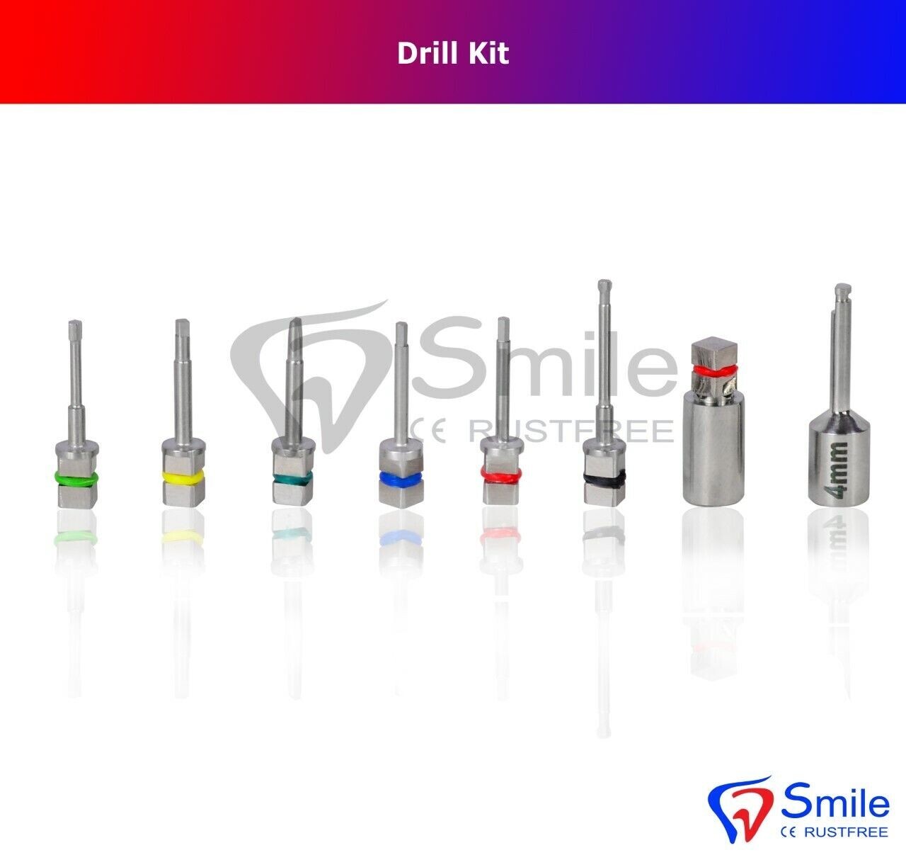 Dental UK Mini Zimmer Astra System Dental Implants Prosthetic Drivers Kit USA