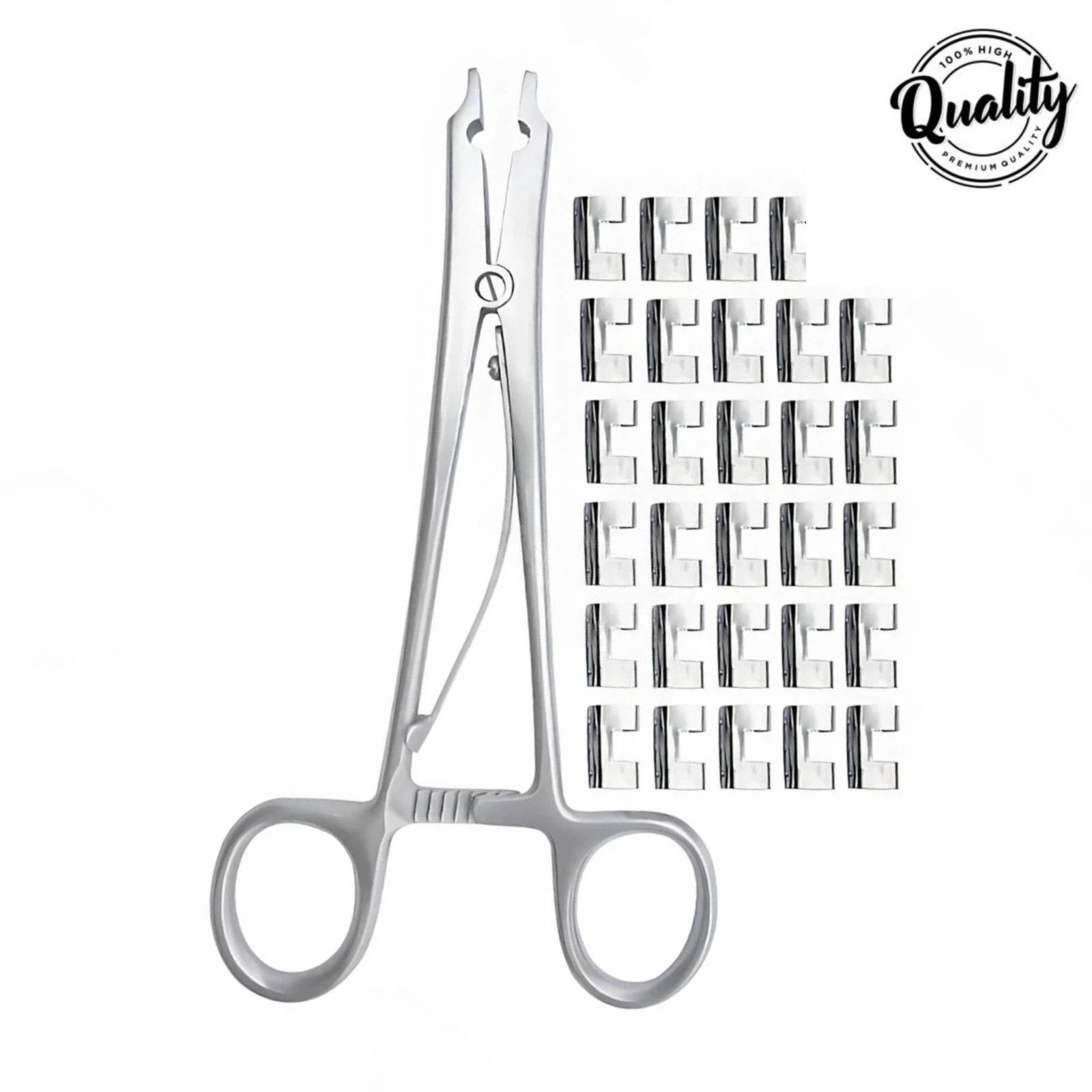 Raney Scalp Clip Applicator Plus 30 Pcs Clips Surgical & Orthopedic Instruments