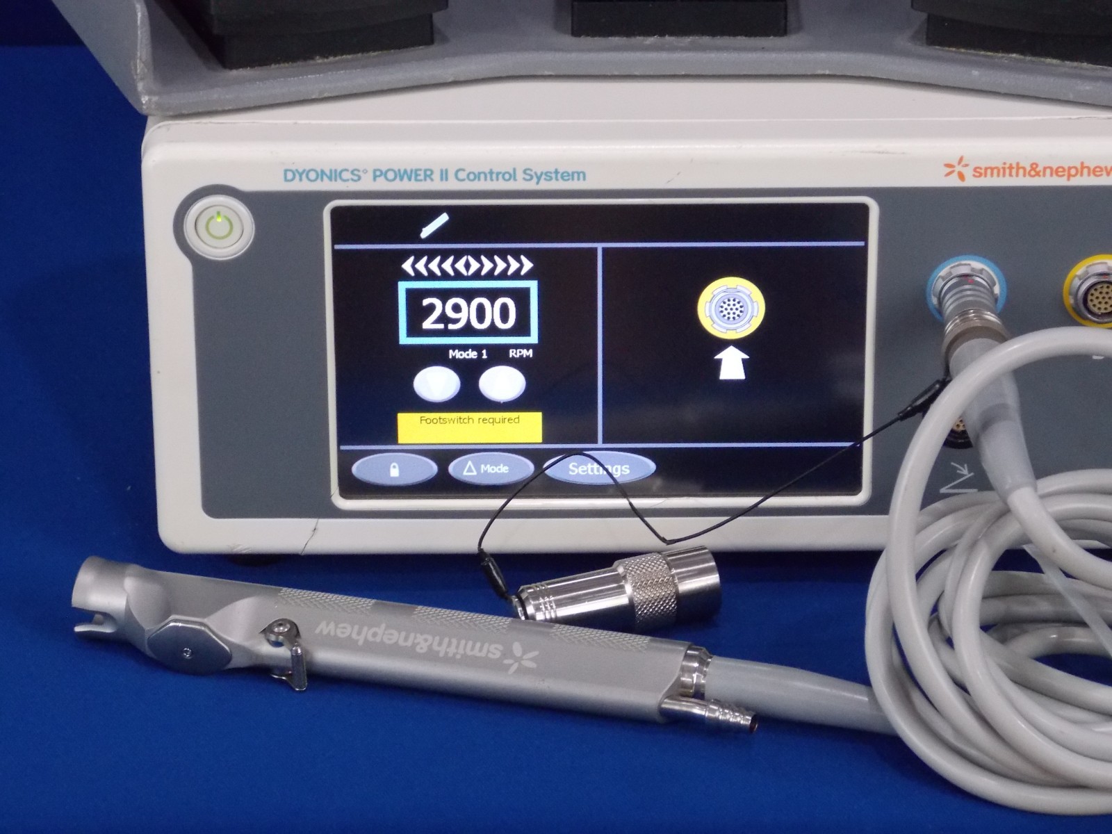 Smith & Nephew Dyonics power II control system w/power max elite shaver & FT s/w