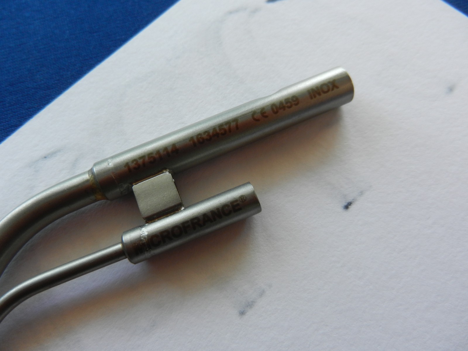 E6662 Microfrance 1375114 Frazier Essar 54 Degree Suction Irrigator Tip 14frx7fr