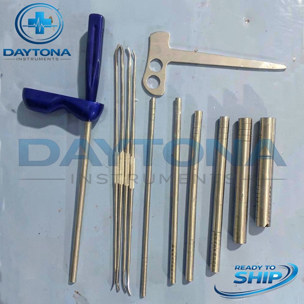 UBE Spine Surgery Orthopedic Surgical Instruments Set Of 13 Pcs