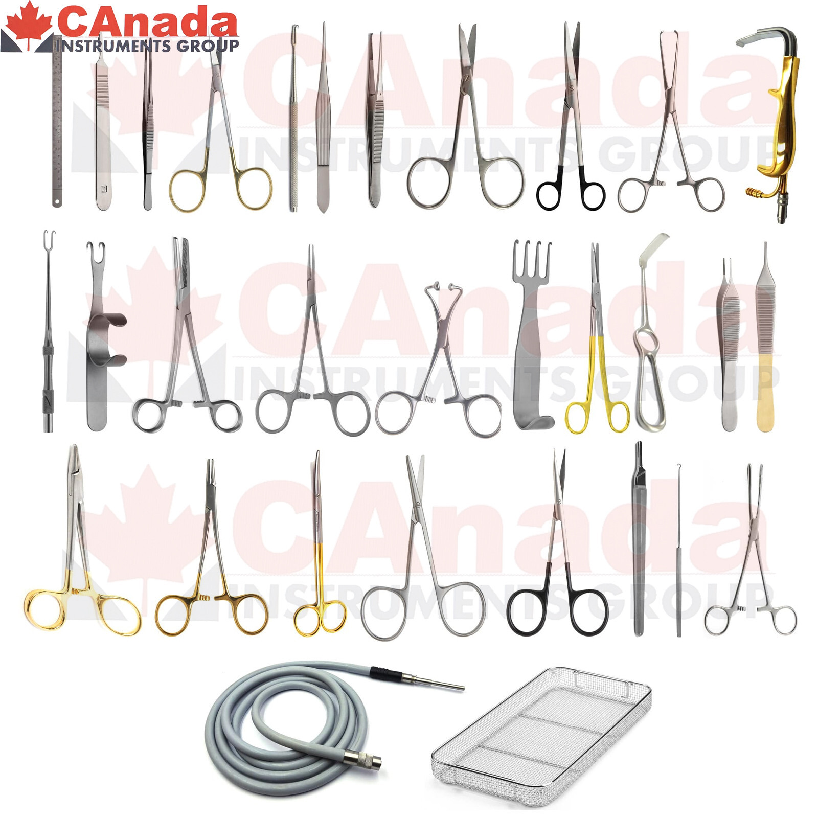 69 Pieces Basic Plastic Surgery Instruments Set of Plastic Surgery German Steel