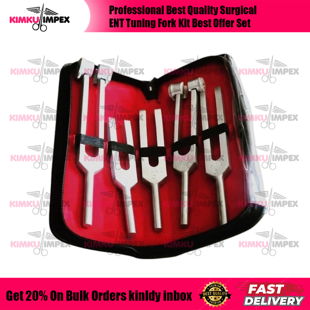Professional Best Quality Surgical ENT Tuning Fork Kit Best Offer Set