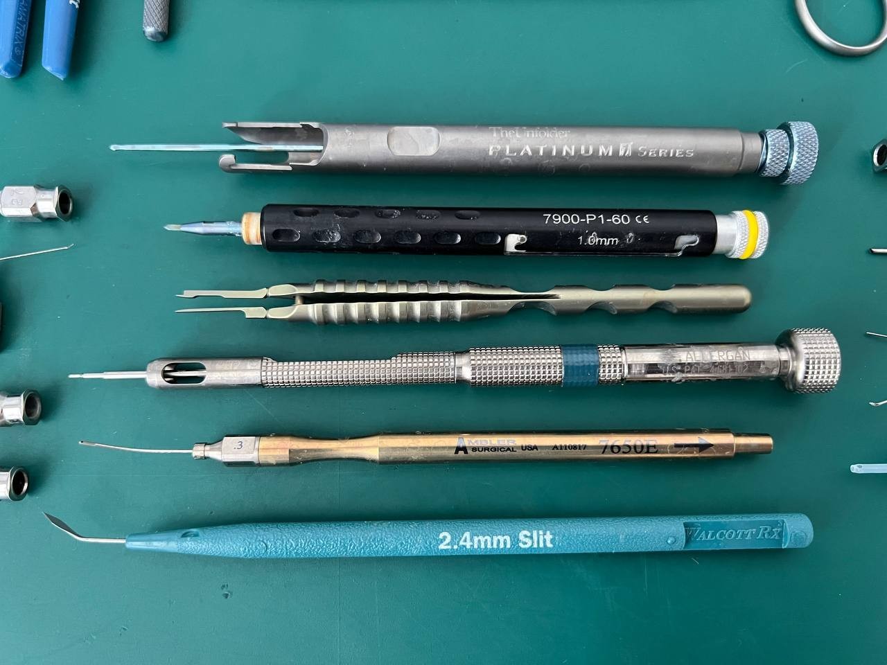 Lot ophtalmology instruments, Cataract Surgical Instruments with case,Ophthalmic