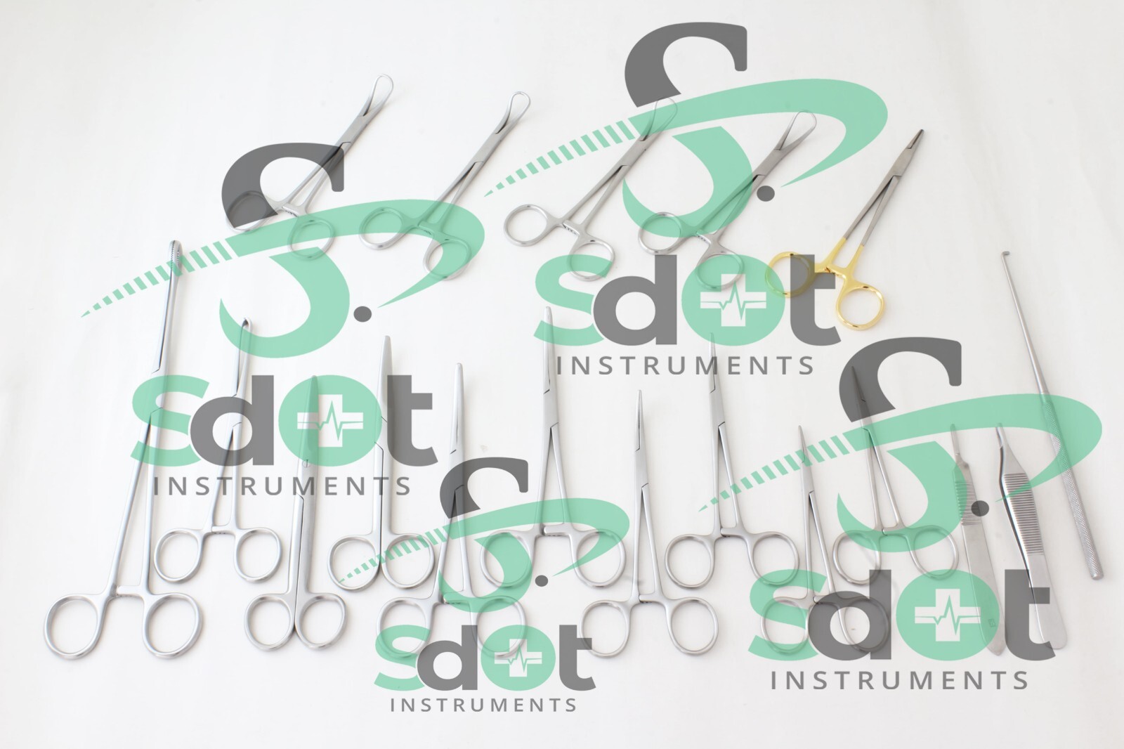 18 PCs Spay Neuter Veterinary Instruments Set Forceps Stainless Steel SdOt