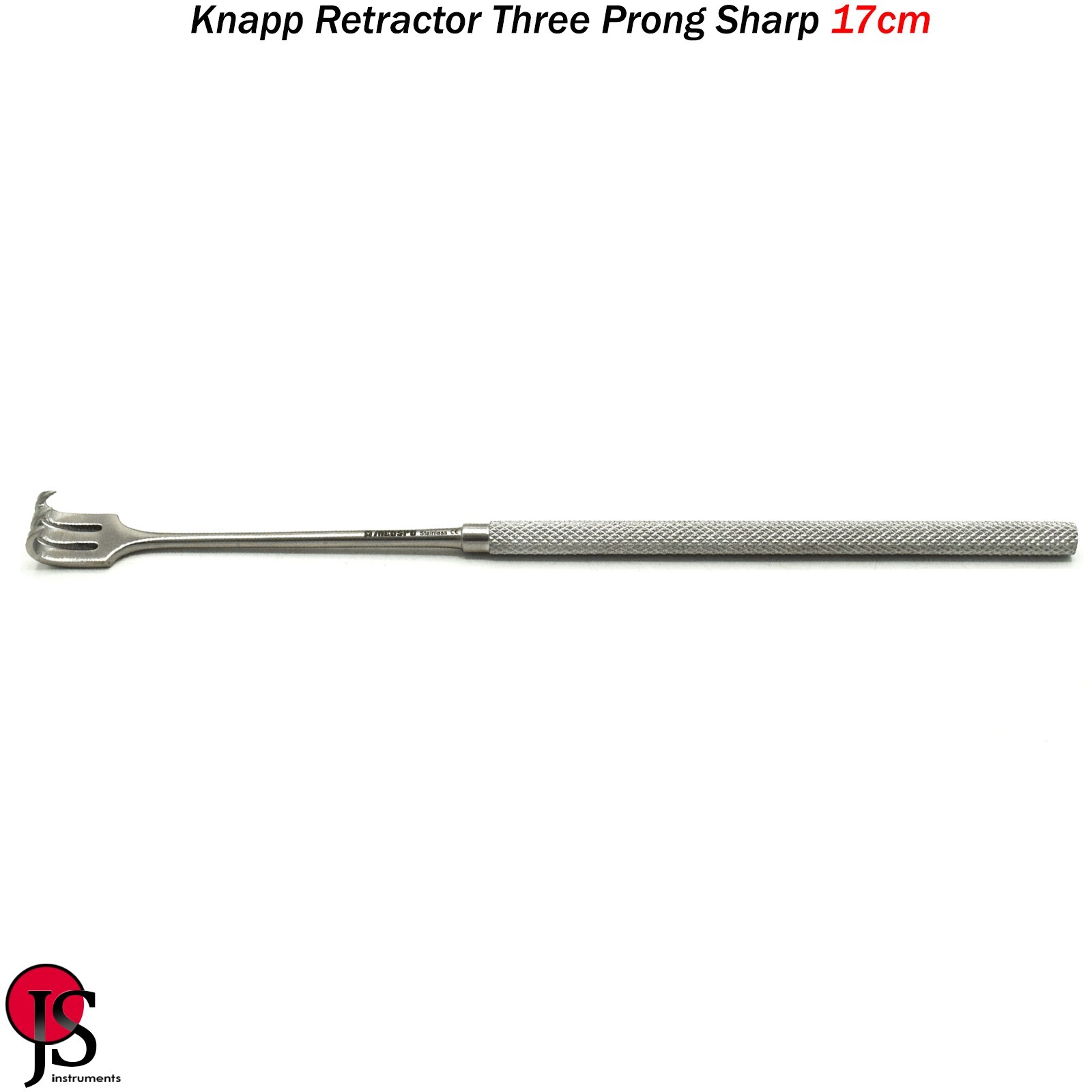 Surgical Knapp Retractor Three Prong Sharp 17cm Surgery Instruments