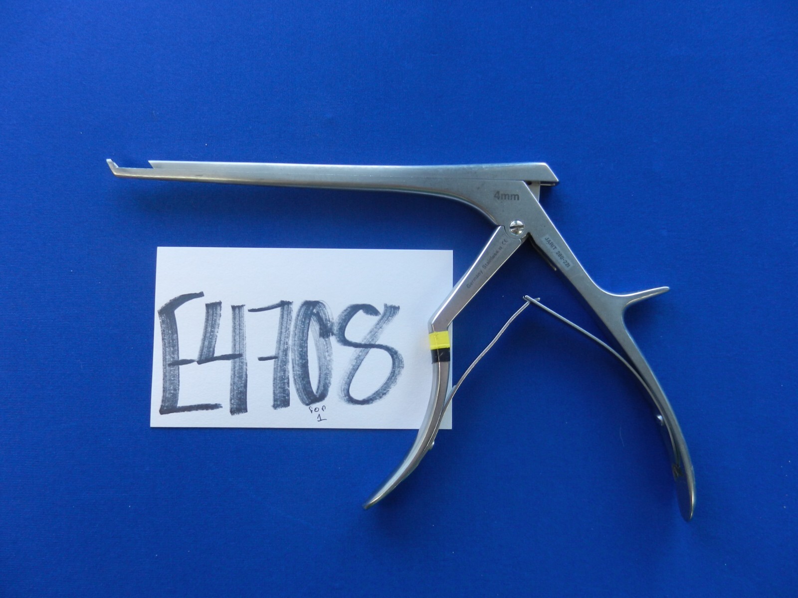 E4708 Jarit 280-221 Spurling 40 Degree Up Biting 4.0mm Kerrison Rongeur 180mm
