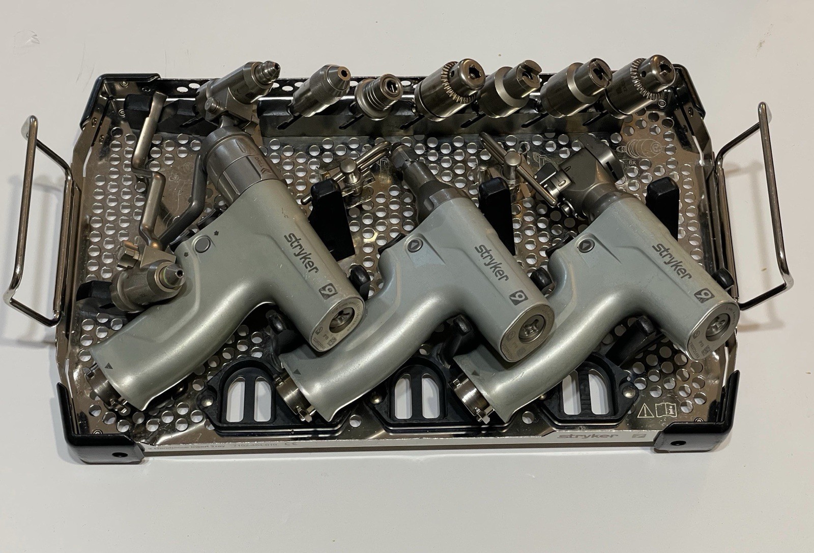 Stryker System 9 Drill Cordless Set (3P. Drills & 8Attatchs) Batteries Available