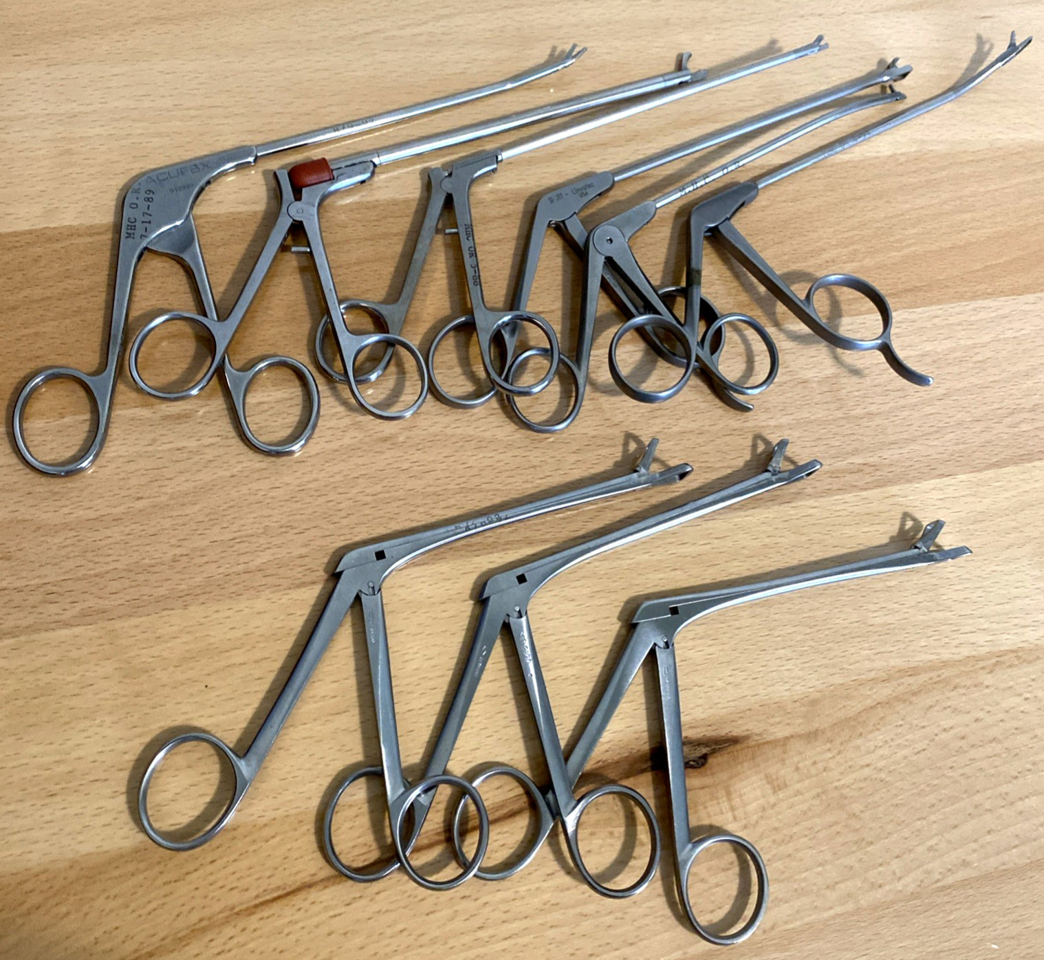 VTG Mixed Lot 9 ARTHROSCOPIC INSTRUMENT SCISSORS Biopsy FORCEPS PUNCHES GRASPERS