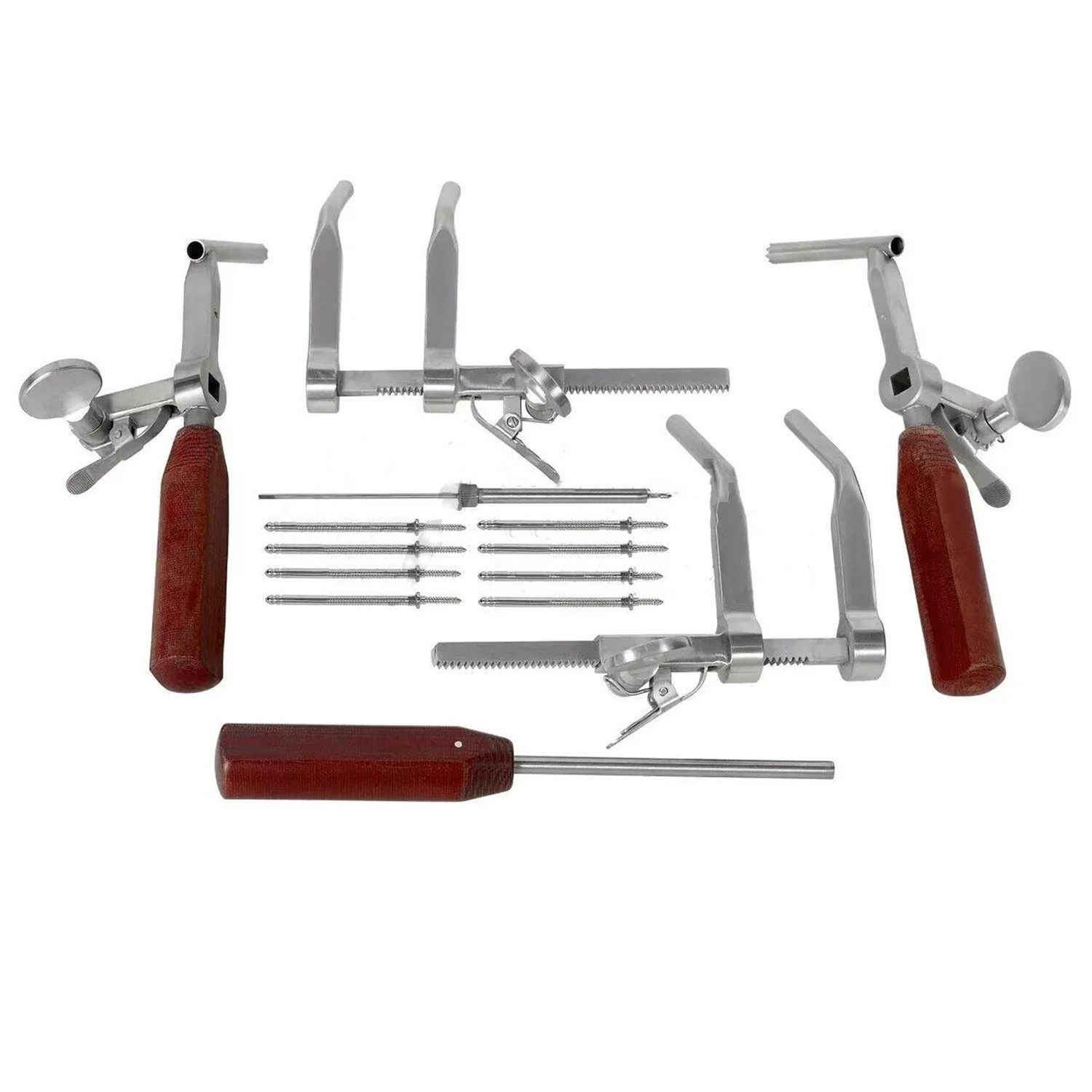 Caspar Cervical Distractor Set Right & Left With Screw Driver Spine Instrument