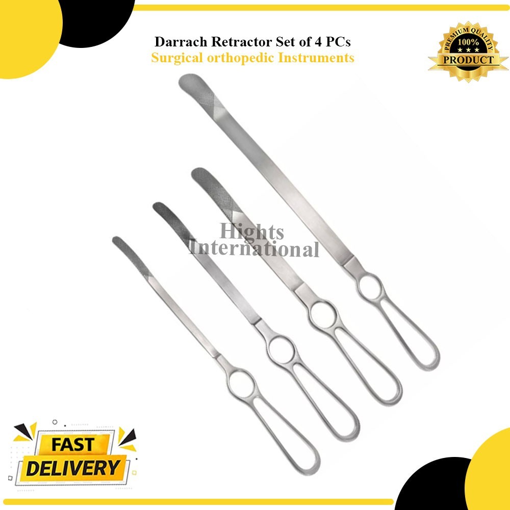 Darrach Retractor Set of 4 PCs Surgical orthopedic Instruments