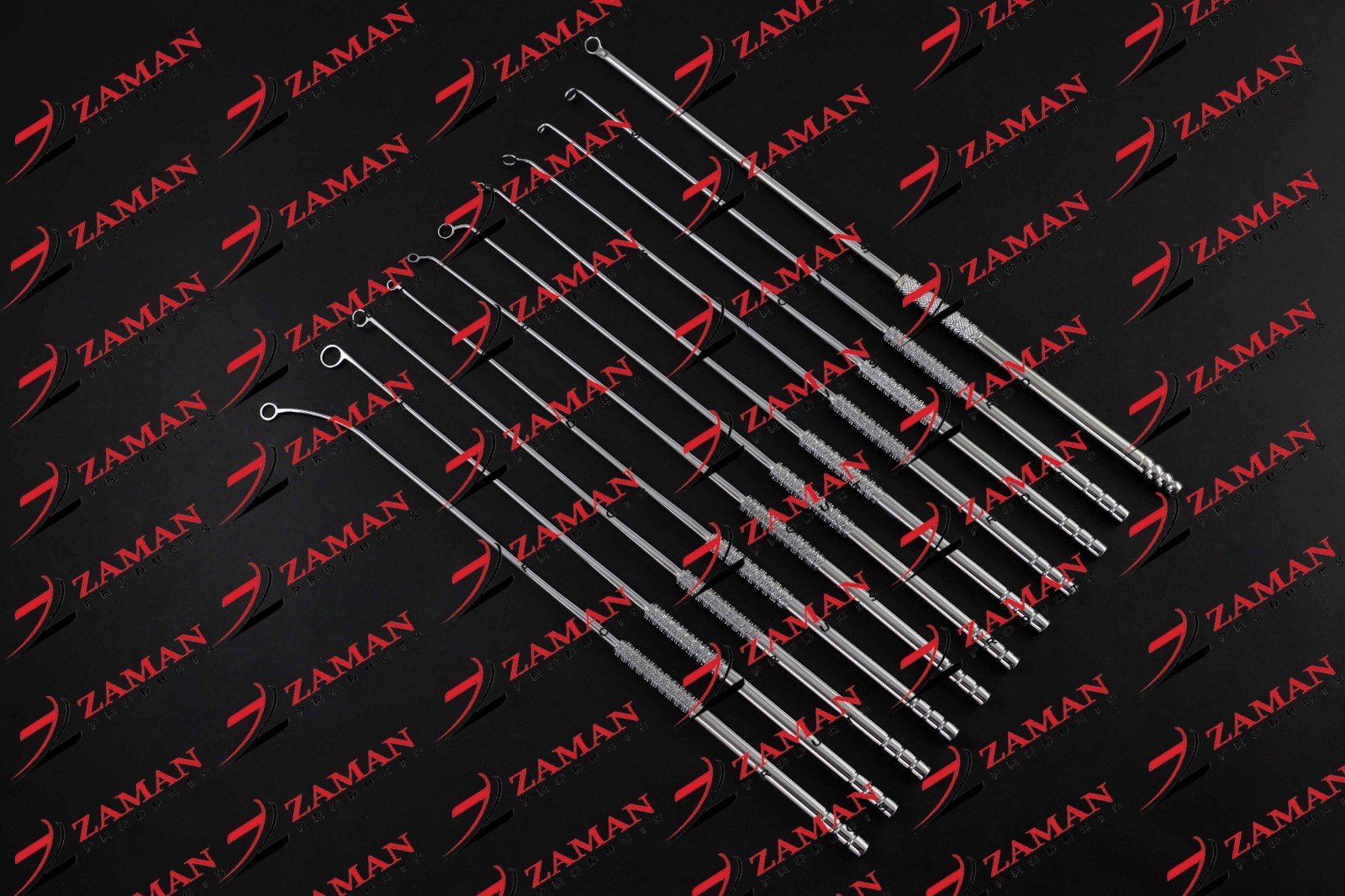 Ring Curettes Blunt 11 PCs Set for Endonasal Skull Base Instruments By Zaman Pro
