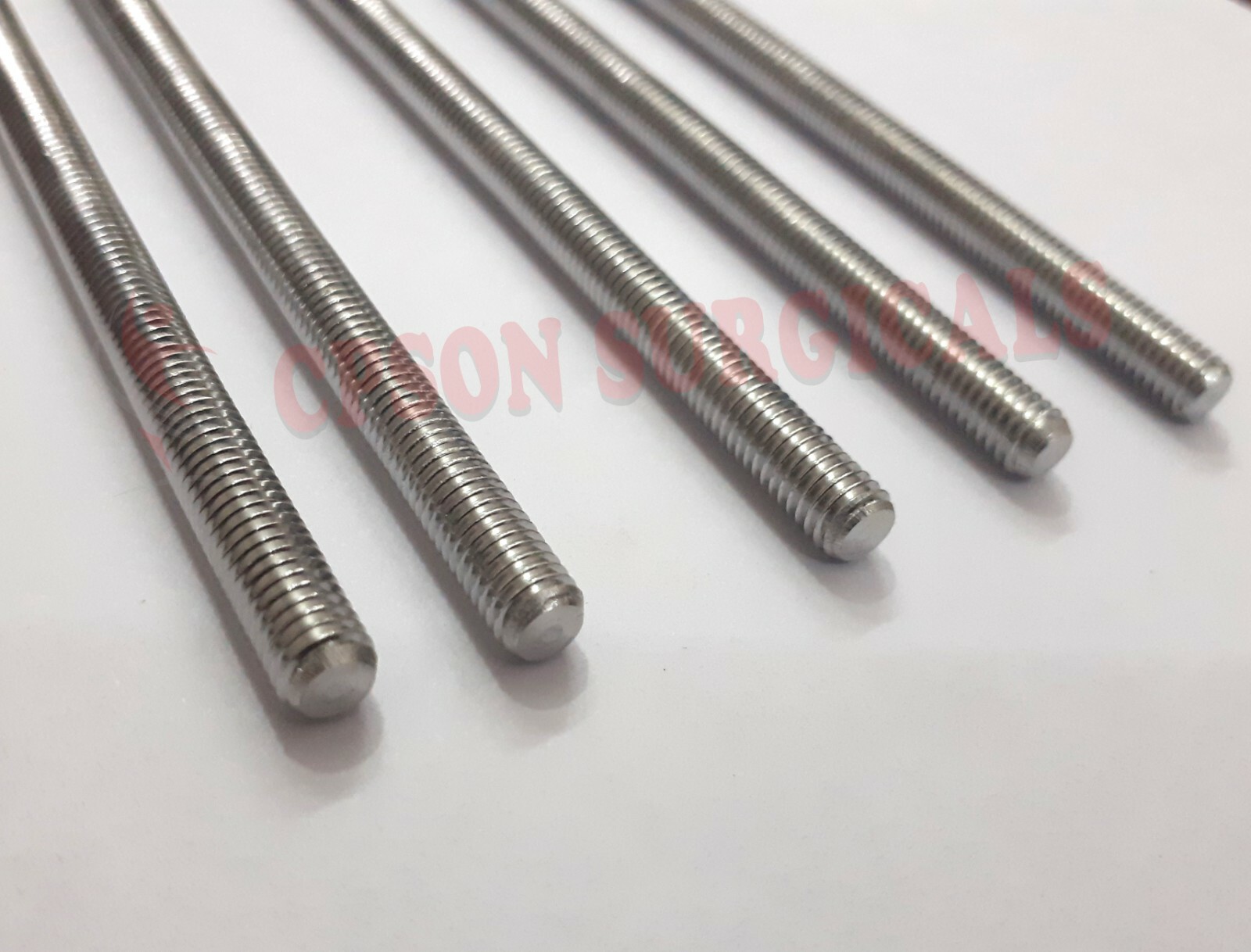 Threaded rod Lot of 5pcs Veterinary SS Surgical Instrument