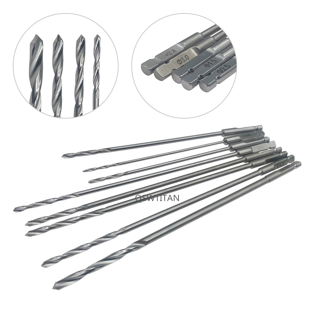 Bone Drill AO Quick Change Drilling bits Stainless Steel Orthopedic Instrument