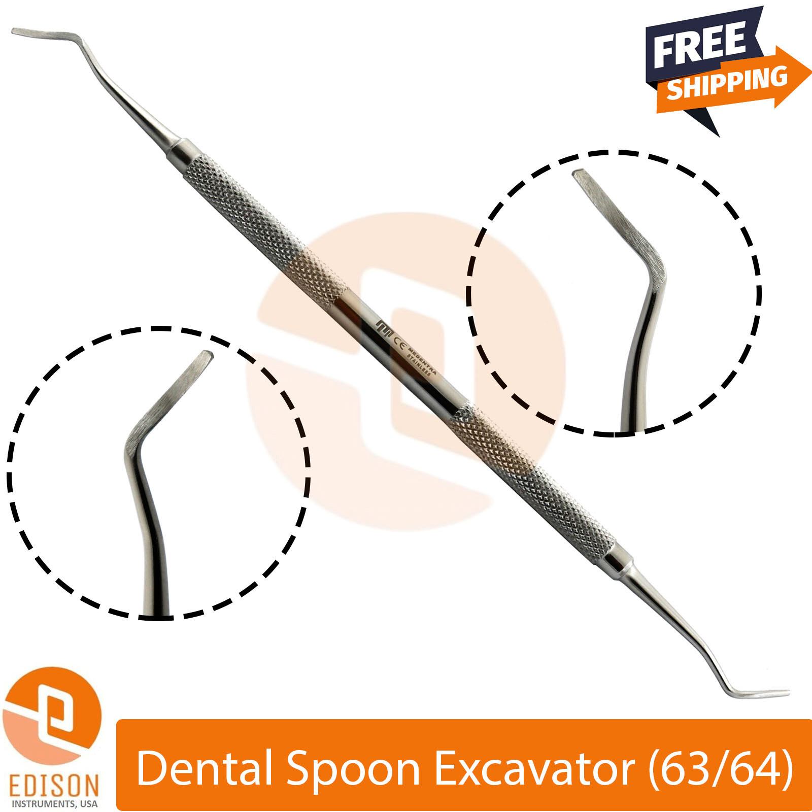 Hemingway Tooth Socket Extraction Lucas Bone Curettes Cavity Remover Excavator