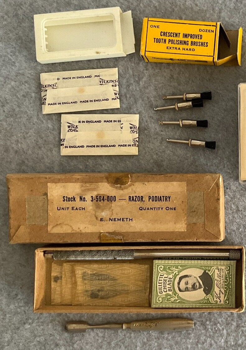 Vintage Surgical Instruments E. NEMETH Podiatry Razor & A.WESTPFAL GERMANY Pick