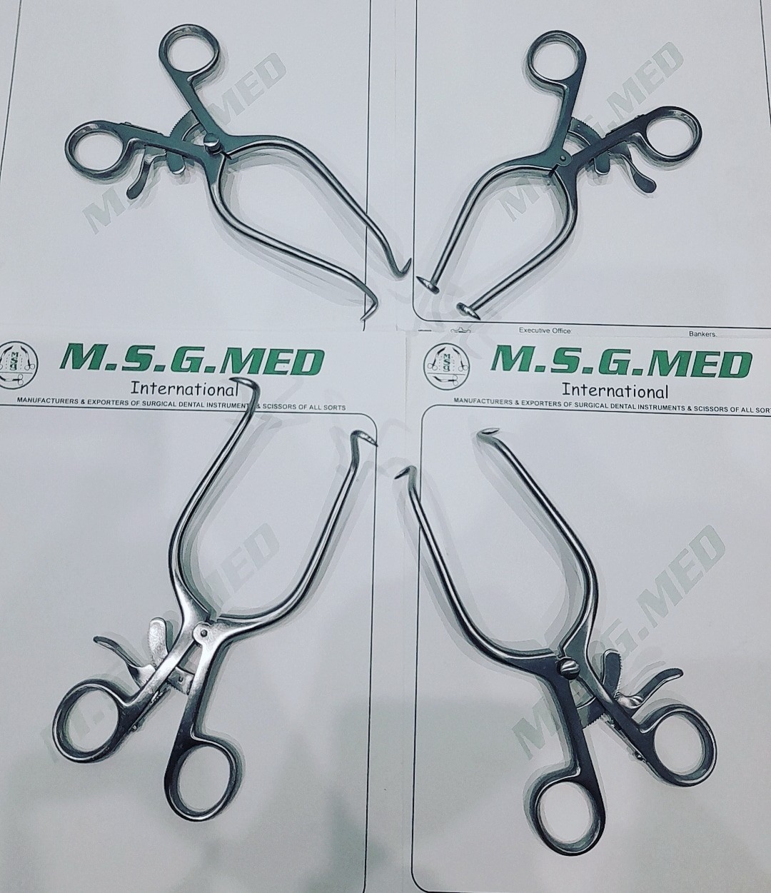 Laminectomy Gelpi Self Retaining Retractor 18.5cm Stainless Steel 4PCS Set