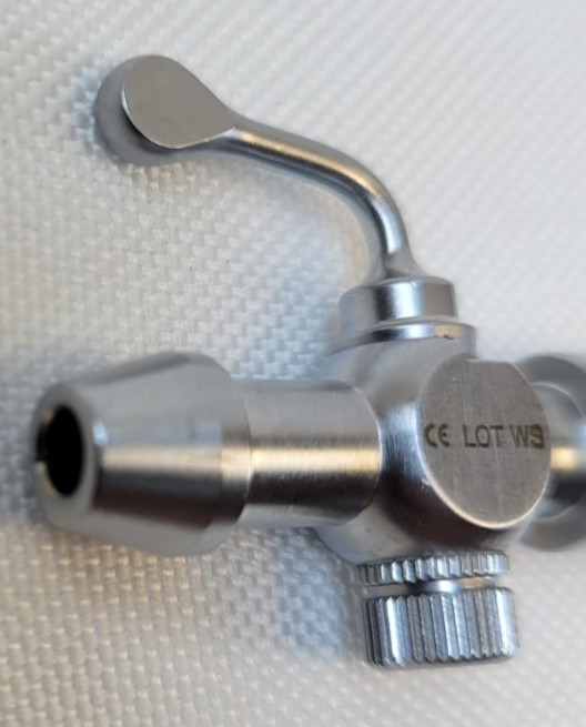 Karl Storz 27502 Luer Lock Connector with Single Stopcock